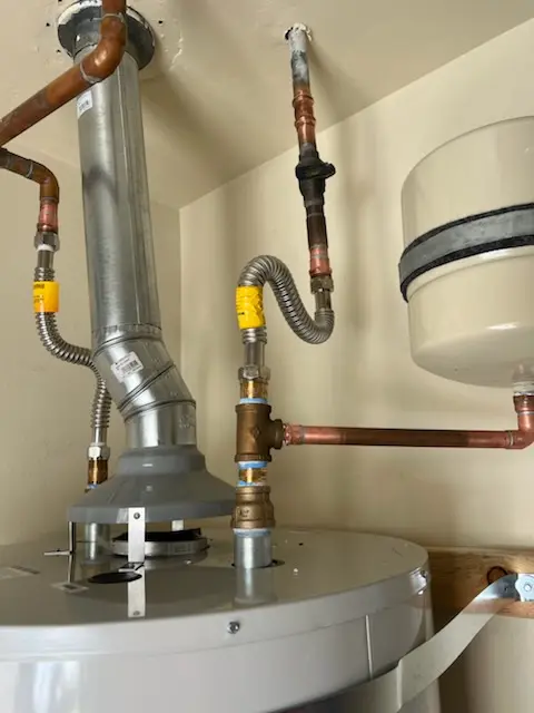Water heater installation and plumbing repair in Quail Trail