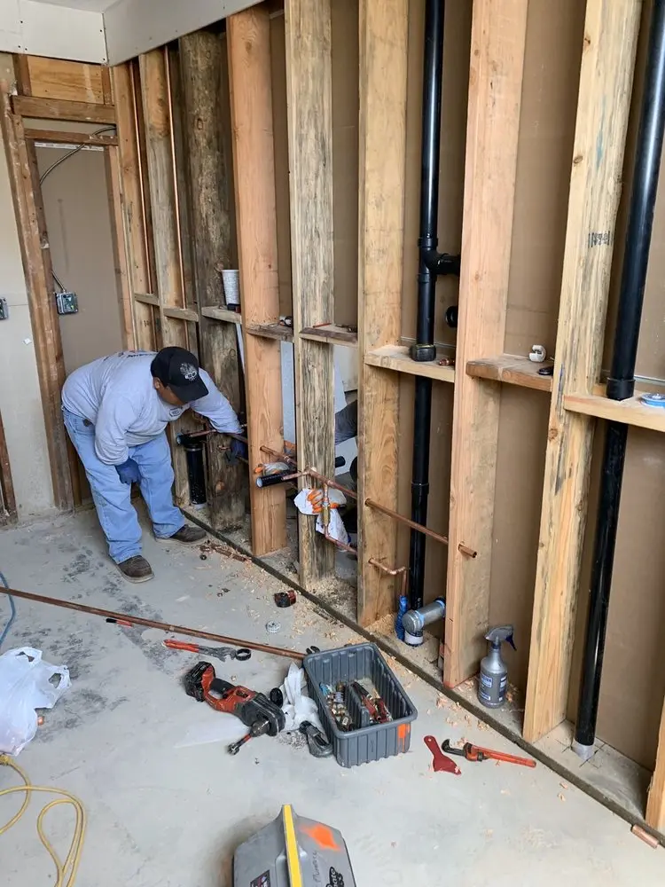 Commercial rough-in plumbing for Gas Line Repair in Quail Trail